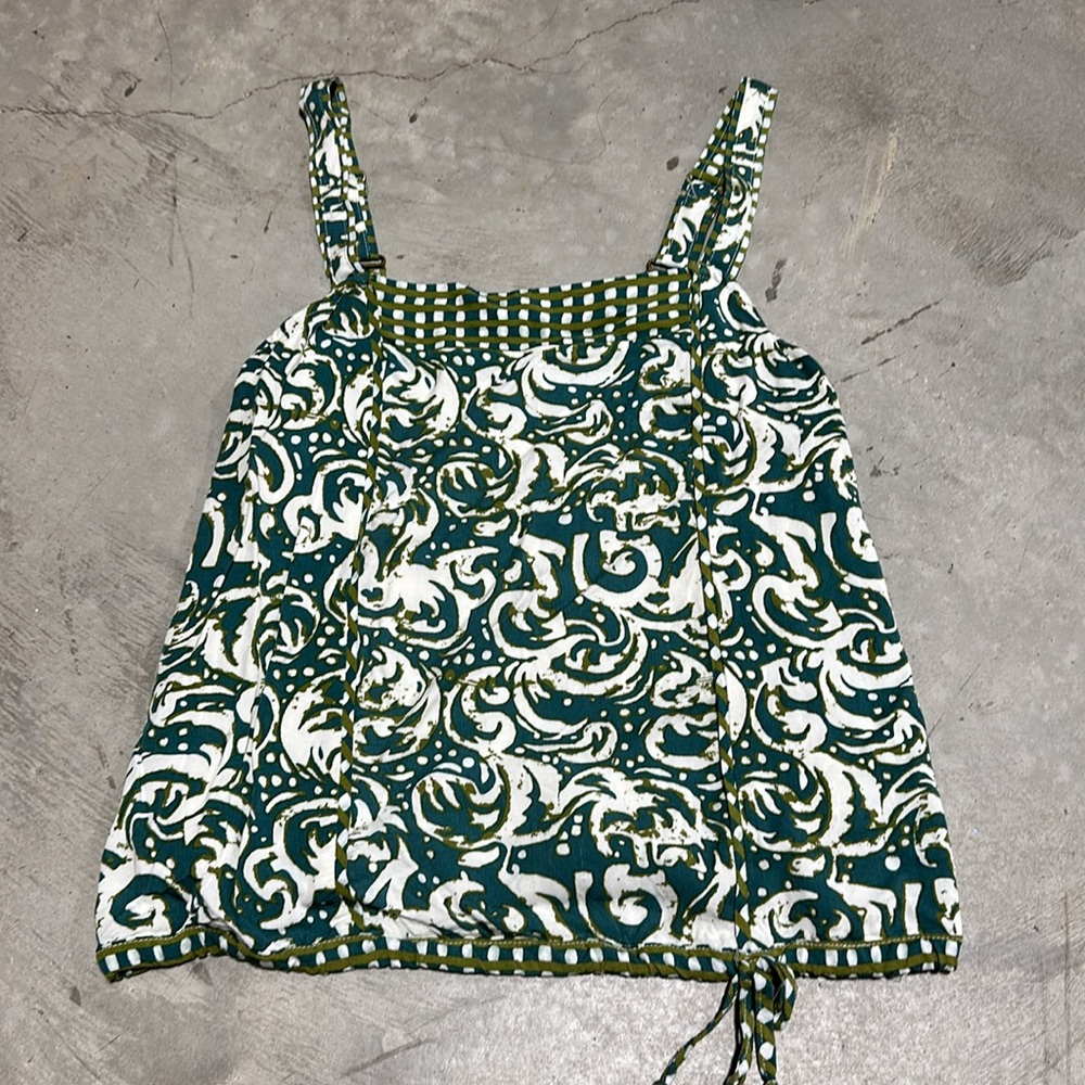 Anthropologie Tiny Jasmine‎ Printed Batik Sleeveless Top Size XS Tank / Nn-16 - Picture 4 of 10